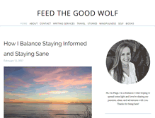 Tablet Screenshot of feed-the-good-wolf.com